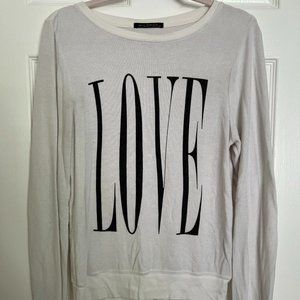 Wildfox BBJ Love Pullover Sweatshirt XS